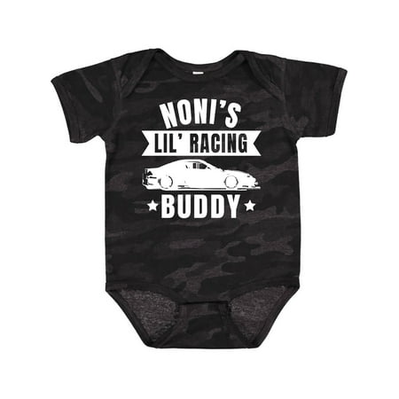 

Inktastic Nonis Lil Racing Buddy Gift Baby Boy or Baby Girl Bodysuit