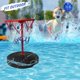 thumbnail image 4 of Juego de aro de baloncesto para piscina flotante, juego de baloncesto acuático de verano, juguetes de piscina para niños y adultos, 4 of 5