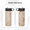 thumbnail image 3 of Sikiie Tortilla Print 18OZ Insulated Straw Cup, Portable Leak-proof Sports Water Bottle, Stainless Steel Water Cup Suitable for Home and Outdoor, 3 of 8