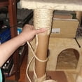 thumbnail image 3 of KAKOWELY rabbit scratching pad Cuttable Scratching Rope Replaceable Cat Tree Rope Household Sisal Rope Home Accessory1181.1"X0.16"X0.16", 3 of 5