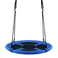 thumbnail image 2 of Spaco Giant 40 Inch Flying Saucer Swing, Tree Swing with Adjustable Height from 40 to 63 inches, Toddler Swing for Indoor Outdoor Play Set, Saucer Swing for Kids, Blue, 2 of 7