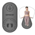 thumbnail image 3 of koolsoo TPE Exercise Rope Skipping Mat Sound Insulation Shock Absorption High Density Silent Shock Absorption Yoga Mats Gym Exercise Mat Gray Thick 8mm, 3 of 9