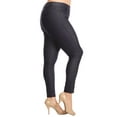 thumbnail image 3 of Women's Ultra Stretchy Classic 5 Pocket Jeggings, Full Length, Navy, 2XL, 3 of 7