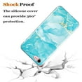 thumbnail image 4 of Dteck Phone Case Compatible with iPhone SE 2022, iPhone SE 2020, iPhone 8, iPhone 7,Marble Pattern IMD Shockproof Silicone Soft Flexible TPU Slim Lightweight Protective Cover,Green Marble, 4 of 5