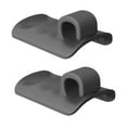 thumbnail image 3 of Lipstore Ergonomic Workout Grip Fingerless Gym Grip for Pull Up Weight Lifting Gray 2 pcs, 3 of 8