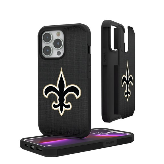 New Orleans Saints Linen Logo iPhone Rugged Case