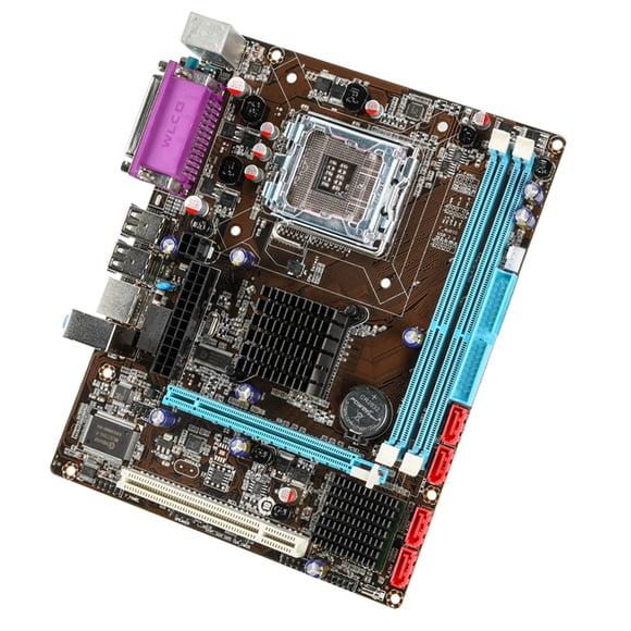Computer Motherboard LGA775/771 CPU Support Core 2 and Celeron 400, Pentium 4, Pentium EE, D Series Processors Supports to 8G 1066HMz/1333HMz Realtek 100Mbit USB2.0 All-Solid Capacitors H
