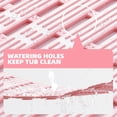 thumbnail image 5 of OEAKAY Shower Mat for Bathtub Bath Mat for Tub 16"x 35" Non-Slip Bathtub Mat Machine Washable Tub Mat, Pink, 5 of 6