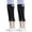 Black + Black, variant on 2 Pack Girls Capri Leggings Kids Workout Tights Gym Athletic Dance Yoga 3/4 Legging High Waist Shark Pants 4-13Y