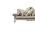 thumbnail image 2 of Scrolled Back Oversized Sofa with Rolled Arms and Cabriole Feet, White, 2 of 5