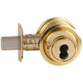 thumbnail image 2 of Schlage B562J 605 Grade 2 Double Cylinder Deadbolt Schlage FSIC Less Core Adjustable 2-3/8 and 2-3/4 Backset Bright Brass Finish, 2 of 2