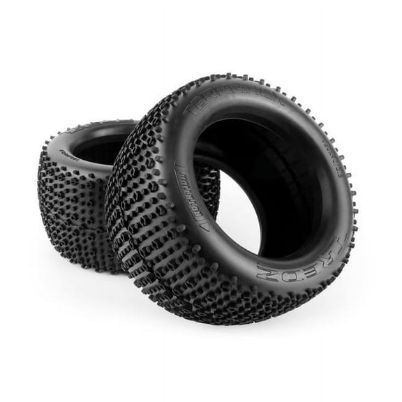 HPI Racing HPI160584 160 x 90 by 3.8 in. Tredz Terra Hex Heavy Duty Tire, Black - 2 piece