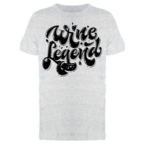 The Wine Legend T-Shirt Men -Image by Shutterstock Men T-Shirt, Male Small