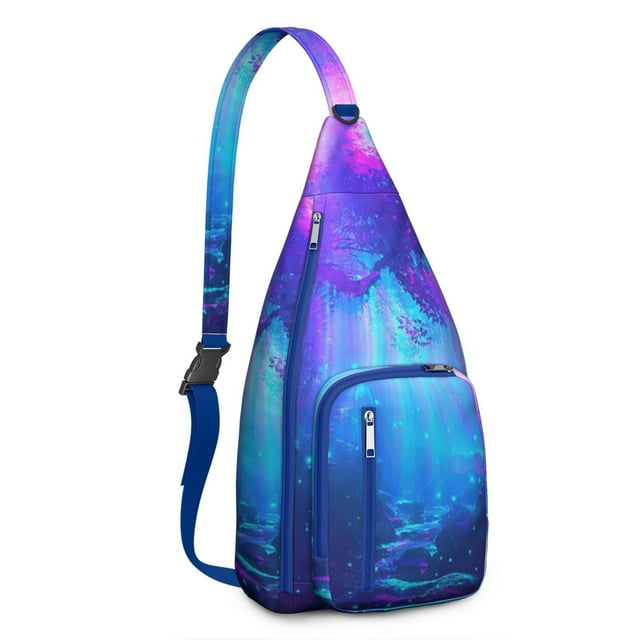 Intergalactic Traveler Chest Bag - Spaceship & Constellation Design