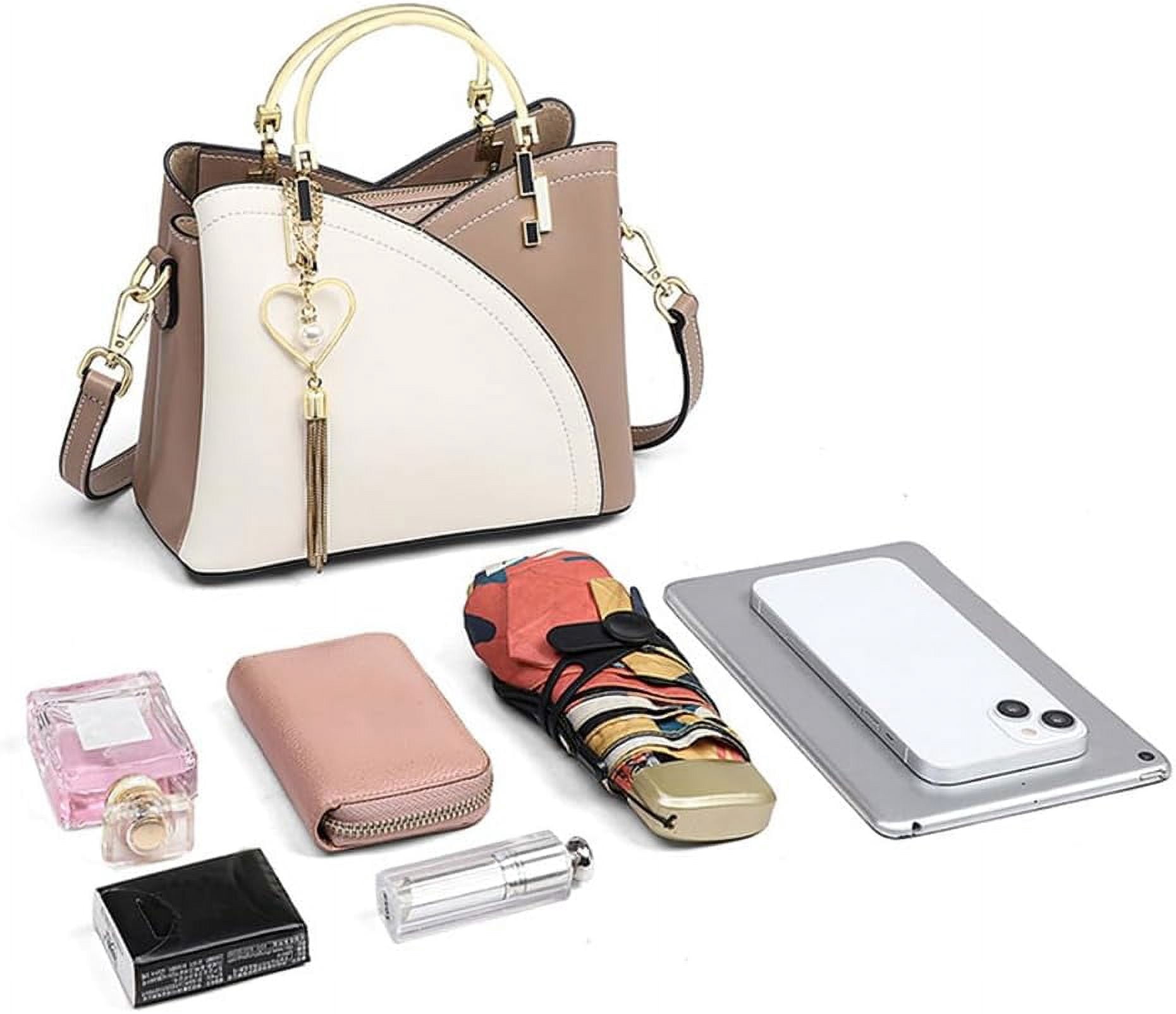 DIY Handbag Making Kit PU Leather Handmade Satchel Handbag Making Kit Leather Handmade Crossbody Bag DIY Kit for Handmade Bag Making Craft Wheat