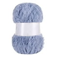 thumbnail image 3 of Cotton Yarn Crochet Yarn DIY Craft Kit 2 Skeins Yarn Chunky Yarn Eyelash Yarn For Crochet Knit Coarse Yarn Imitation Wool Yarn, 3 of 6