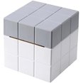 thumbnail image 2 of Elegante soporte para caja de pañuelos en forma de cubo, caja de pañuelos decorativa para tocador, tocador, mesita de noche, mesa, encimera, hogar, oficina, coche, 2 of 5