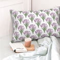thumbnail image 5 of Kdxio Cotton Pillow Cases 16"x24" Pillowcases,Soft and Breathable Bedroom Pillow Cases-Tulips Flowers, 5 of 8
