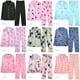 thumbnail image 5 of Pijamas bonitos de algodón para mujer, camisetas de manga larga y pantalones con bolsillos, ropa informal de estar por casa con lunares., 5 of 5