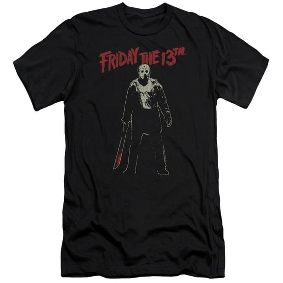 Friday The 13Th - Chchch Ahahah - Premium Slim Fit Short Sleeve Shirt - Large