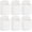 white-6pcs, variant on 3 Packs Remote Control Holder Wall Mount, TV Remote Holder, Self Adhesive Controller Holder, Wall Pen Holder Storage Accessories for Home Office School -Black