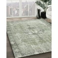 thumbnail image 3 of Ahgly Company Machine Washable Indoor Square Traditional Pale Silver Gray Area Rugs, 4' Square, 3 of 7