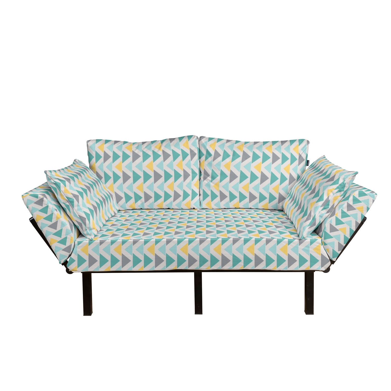 Daybed with Metal Frame Upholstered Sofa for Living Dorm Geometric Mosaic Abstract Fashion Shapes Traditional Stripes Boho Folk Ambesonne Ethnic Futon Couch Loveseat Salmon Orange and Grey Daybed with Metal Frame Upholstered Sofa for Living Dorm Geometric Mosaic Abstract Fashion Shapes Traditional Stripes Boho Folk Ambesonne Ethnic Futon Couch Loveseat Salmon Orange and Grey