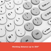 RadioShack Wireless Keyboard & Mouse Combo (2.4G) (White)