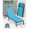 thumbnail image 6 of FHVIT Outdoor Chaise Lounge Chair, Foldable Patio Lounge for Tanning Poolside Yard Deck Chairs, 6 of 9