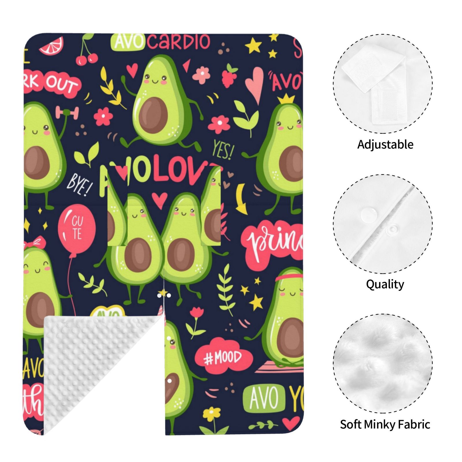 Car Seat Cover Baby - Avocado Love Breathable Infant Car Seat Cover for Baby Carseat, Lightweight Comfort Baby Essentials Must Haves Newborn Stuff for Girl Boy