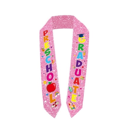 Preschool Graduate Graduation Sash Stole Graduation Ceremony Sash for Graduation Party Decorations Colorful Graduation Photo Prop Sash for Graduation Celebration Costume Accessory
