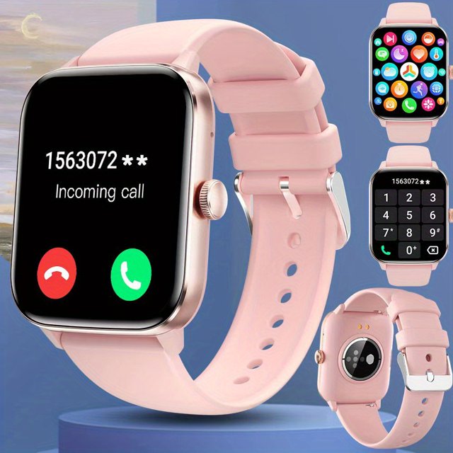 Reloj Inteligente Unisex Con Pantalla Grande TFT HD De 4,85 Cm Con Llamada BT, Llamada Inalámbrica Para Teléfonos Android E IOS, Reloj Inteligente Con Monitoreo De Frecuencia Cardíaca Y Presión Arteri