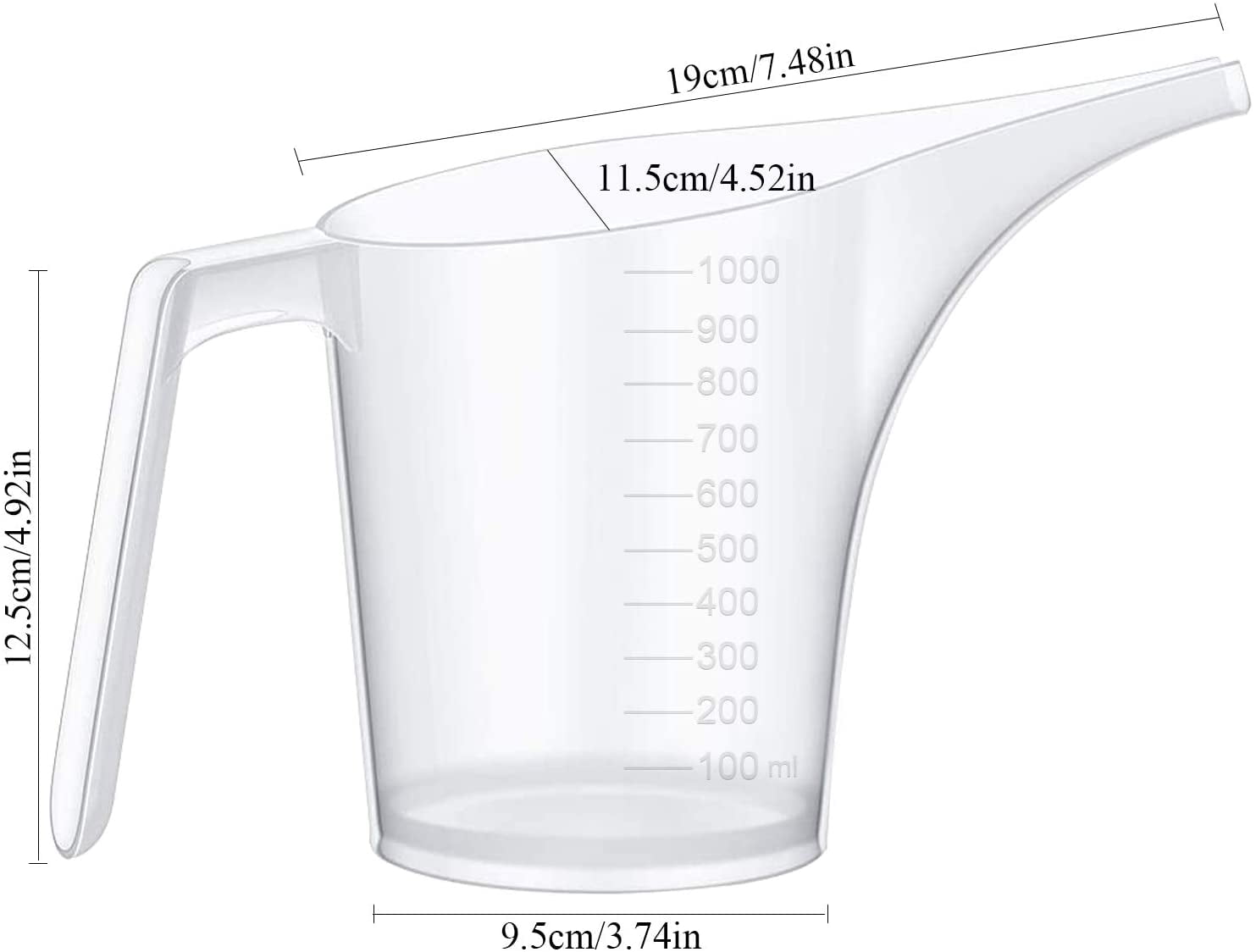 Wet Measure Spoons, Pitcher, & Funnel