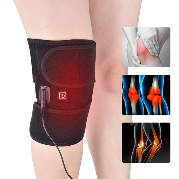 Hweilai Electric Heated Knee Pad, Doact 1 Thermal Knee Pads, USB Heated Heated Knee Pad for Knee Leg with Vibration Massage Relieve Joint Pain and Reduce Inflammation