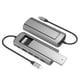 thumbnail image 1 of Kearding Concentrador versátil plateado con puertos USB de 5 Gbps para una fácil conectividad Caja de disco duro SSD M.2 Estaciones de acoplamiento para portátiles, 1 of 6