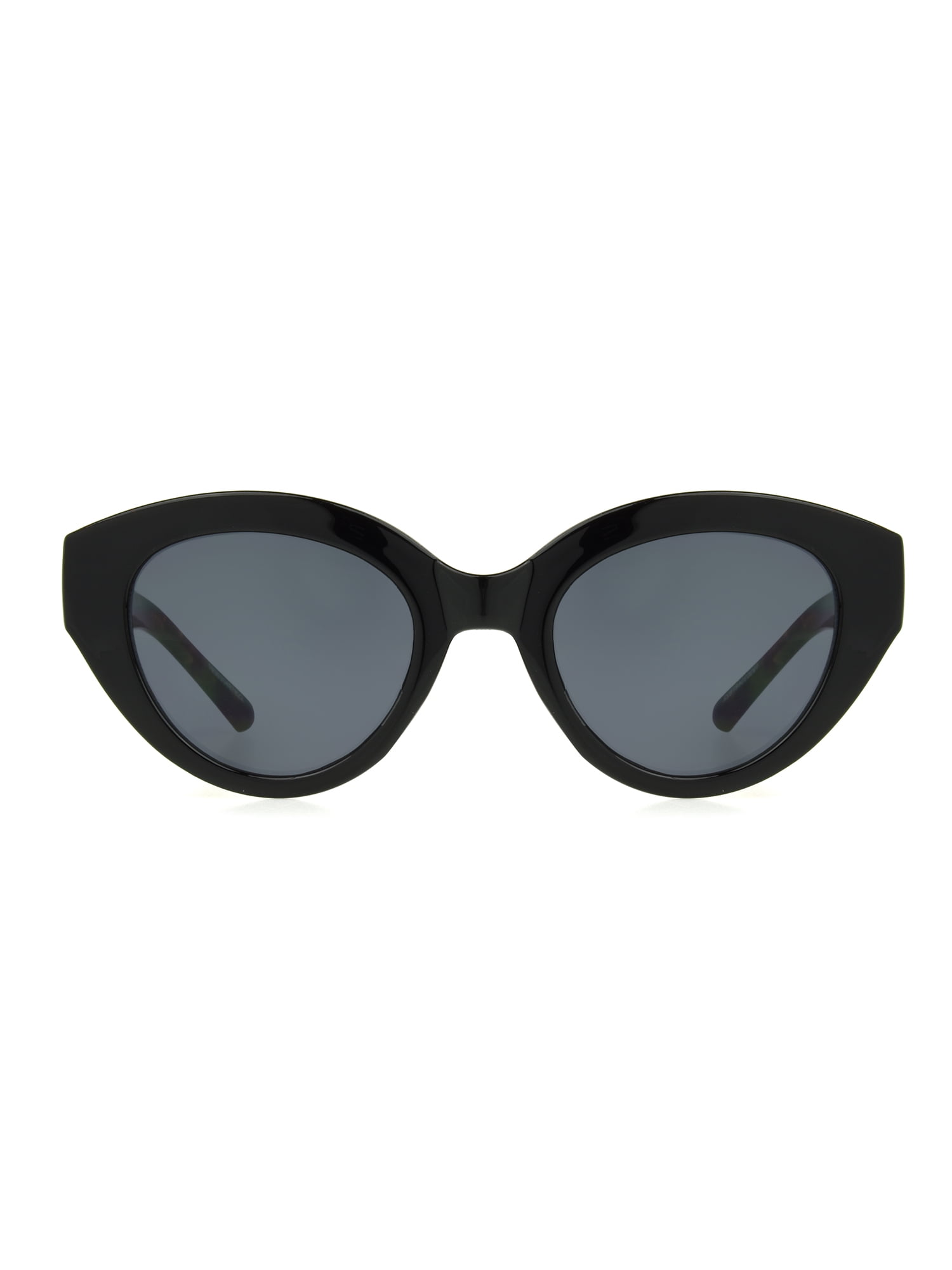 Scoop Women's Cat Eye Black Sunglasses