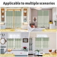 thumbnail image 5 of Sage Green Botanical Kitchen Curtains Window Panels, Spring Floral Leaf Insulated Window Treatment Curtain, Grommet Curtains for Bedroom/Living Room/Bathroom, 2 Piece 27.5"Wx39"L, 5 of 8