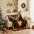 thumbnail image 5 of WEGFTDUOP Christmas Print Blanket Comfortable And Soft Flannel Blanket Merry Christmas Blanket Suitable For Bedroom Sofa Christmas Decoration 75X100cm Blankets And Throws, Bed Blankets, 5 of 7