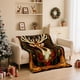 thumbnail image 5 of Christmas Print Blanket Comfortable And Soft Flannel Blanket Merry Christmas Blanket Suitable For Bedroom Sofa Christmas Decoration 75X100cm, 5 of 7