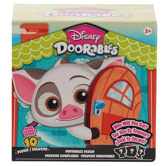 Disney Doorables Puffables Plush Moana, 10-inch Collectible Plush, Styles May Vary, Officially Licensed Kids Toys for Ages 3 Up by Just Play