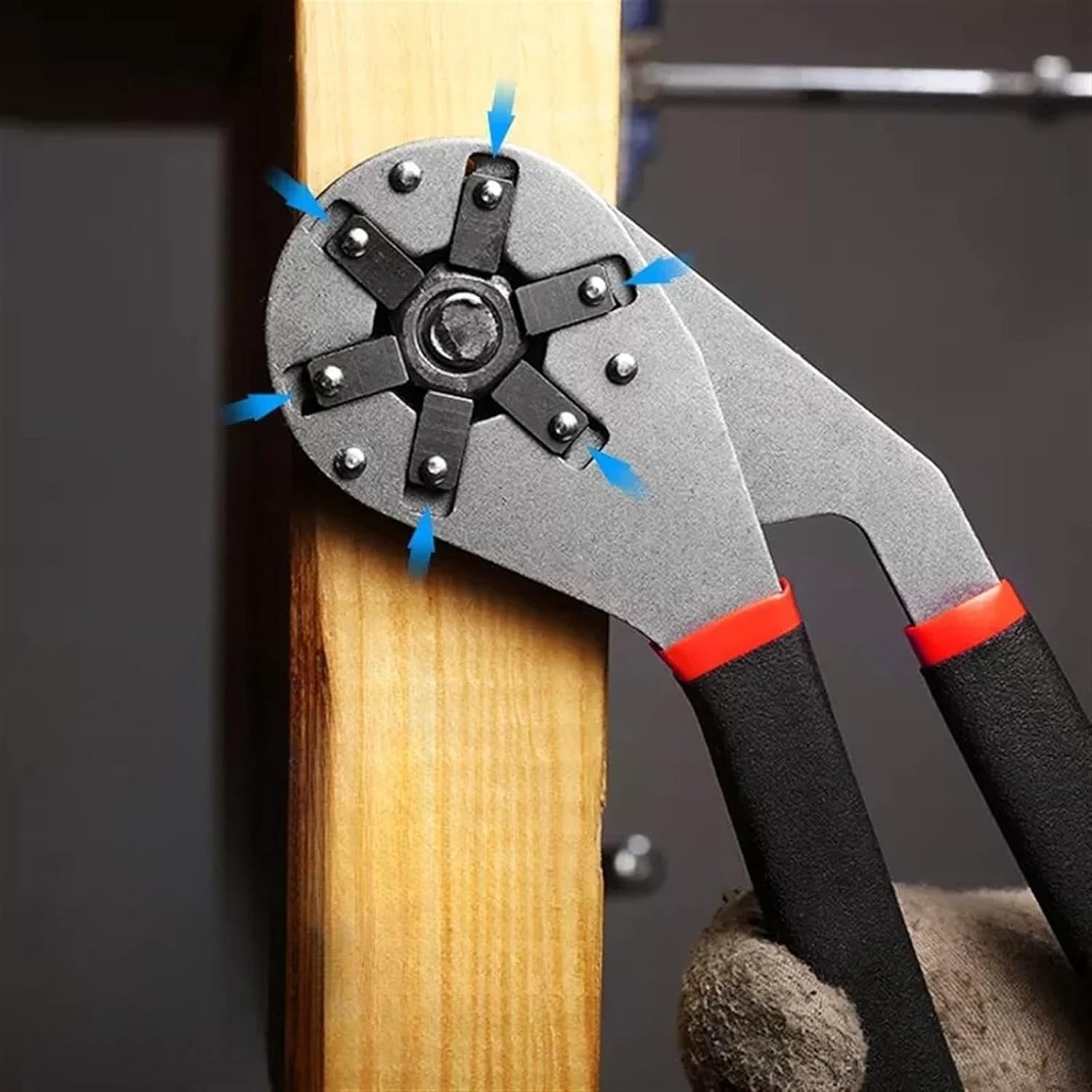 Automatic Adjustable Wrench External Hexagon Multifunction Key Magic Flex Head Pipeline Universal Hex Spanner Hand Tool(8 inches)