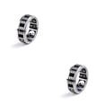 thumbnail image 1 of Qarigey Anillo giratorio Anillos de banda de moda giratorios Joyería de mano ancha Encanto Hombres Pareja Accesorios hechos a mano Adornos como se muestra, 8 # 2piezas, 1 of 6
