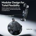 thumbnail image 3 of Ulanzi TB15 Aluminum Suction Cup Mount – 360° Camera Magic Arm Car Rig System, Heavy-Duty Suction Base for DSLR, GoPro, Action, and Mirrorless Cameras, 3 of 14