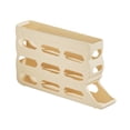 thumbnail image 2 of Contenedor automático de huevos para 30 huevos, caja organizadora de huevos de plástico de 4 niveles para la puerta del frigorífico y la nevera, tiene capacidad para 30 huevos, clara, 2 of 6