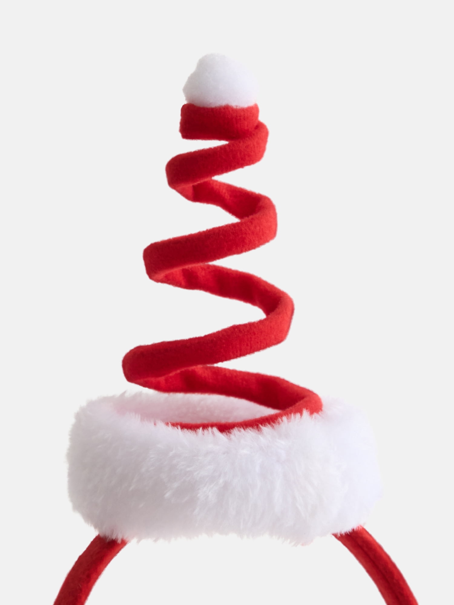 Holiday Time Women's Swirl Santa Hat Headband