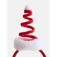 thumbnail image 3 of Holiday Time Women's Swirl Santa Hat Headband, 3 of 4