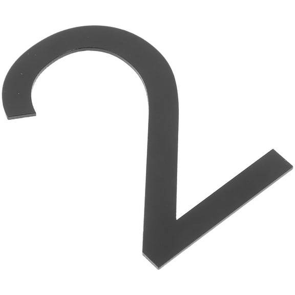 Door Address Numbers Stickers 1 Set House Number Sign for Apartment Office Mailbox Decor