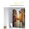thumbnail image 6 of Shower Curtain Simple Partition Bathroom Curtain Polyester Non-perforated Waterproof Thickened Hanging Curtain Waterproof Mildew Proof Shower Curtain Cloth 1.5M * 1.8M, 6 of 8