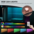 thumbnail image 4 of HOMCOM TV Stand with LED Lights, Moder Media Console for TVs up to 65 Inch, 4 of 10