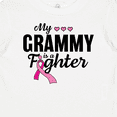 thumbnail image 4 of Inktastic Breast Cancer Awareness My Grammy is a Fighter Boys or Girls Baby T-Shirt, 4 of 5
